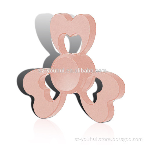 Clover Shaped Metal hand toys Fidget Spinner